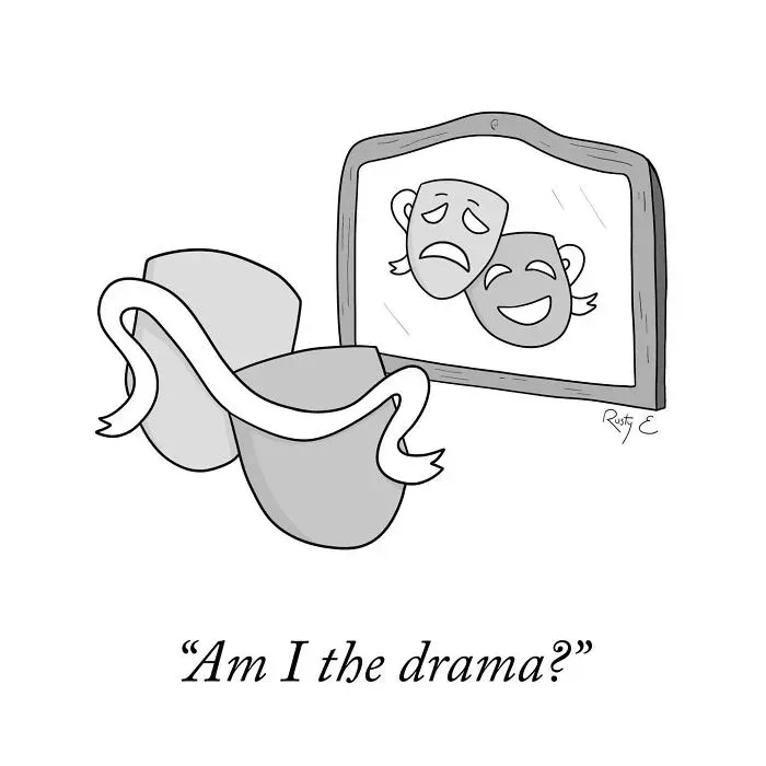 Professional-looking comic frame created with specialized drawing software from 2001-2017