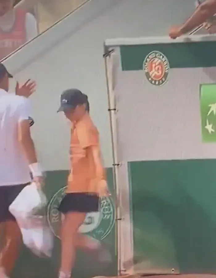 19-year-old player in disputed incident with ball girl