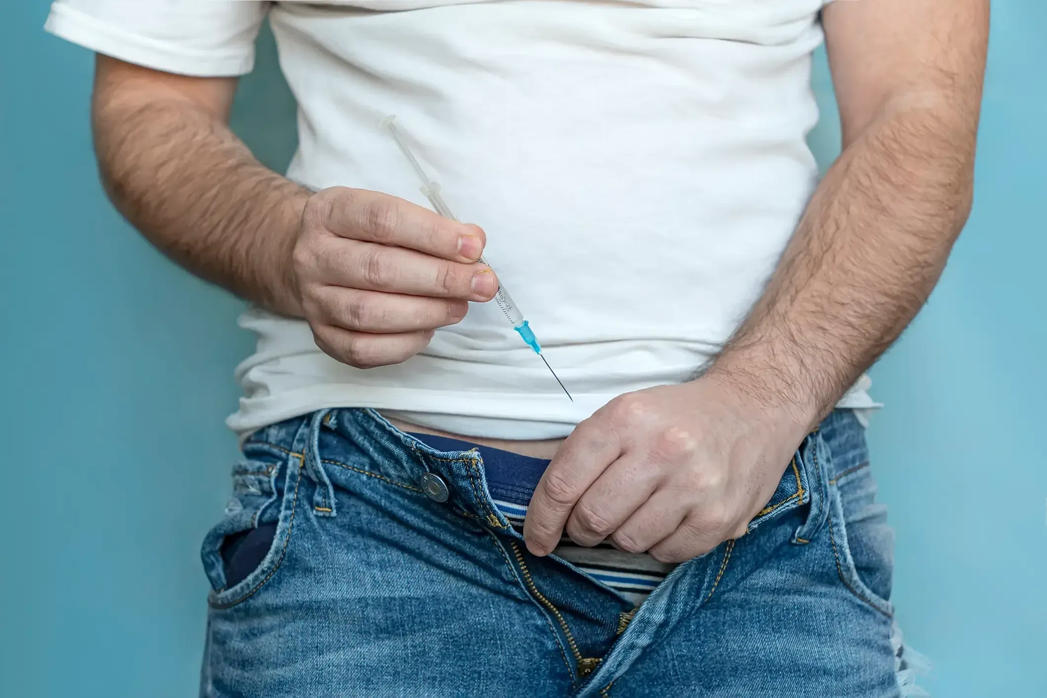 Medical procedure originally designed to treat chronic testicular and scrotal pain