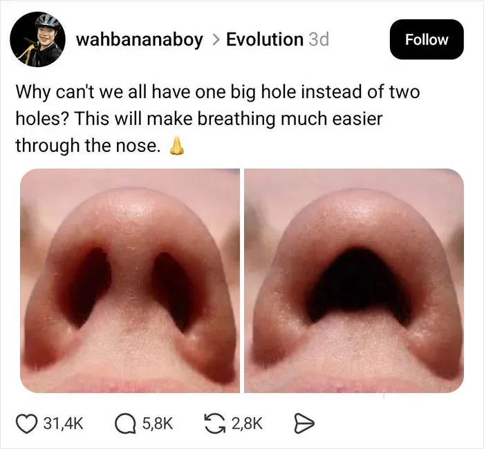 Curious question about nostrils sparks viral internet discussion