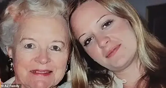 Dorothy and her granddaughter Ashleigh share a warm family moment together