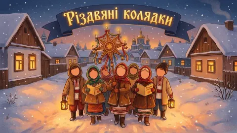 Колядки для дітей 8–9 років — тексти та мелодії