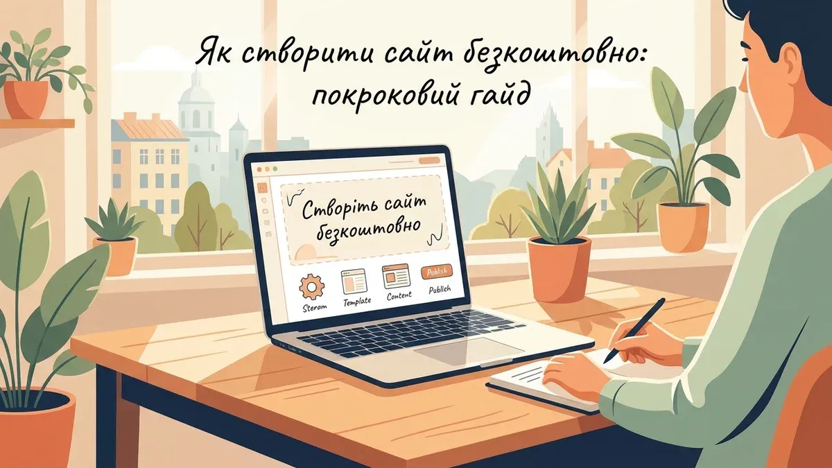 Як створити сайт безкоштовно з нуля