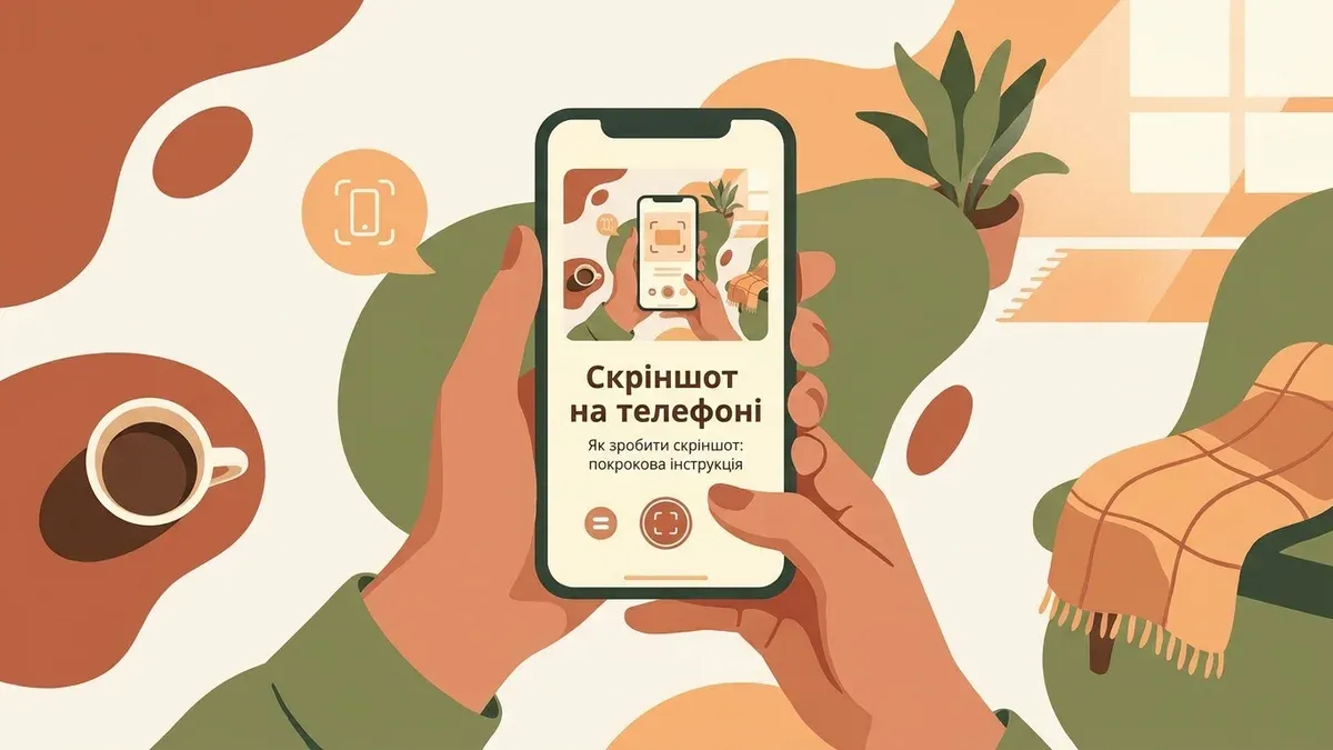 Скріншот на телефоні — інструкція