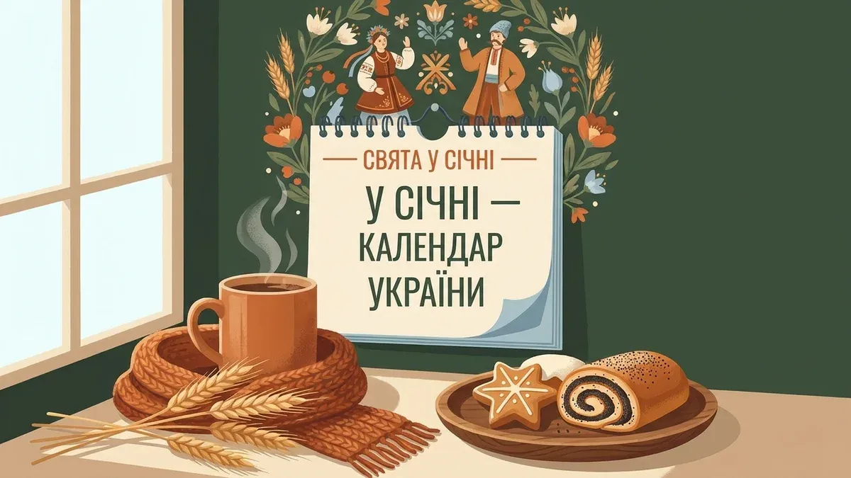 Свята у січні — календар України