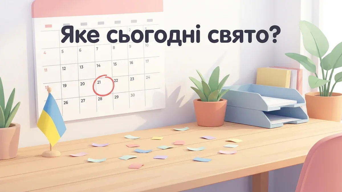 Календар свят України — яке сьогодні свято