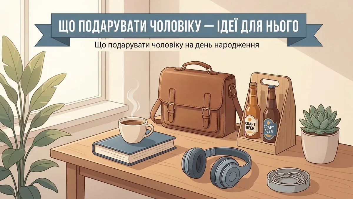 Що подарувати чоловіку на день народження