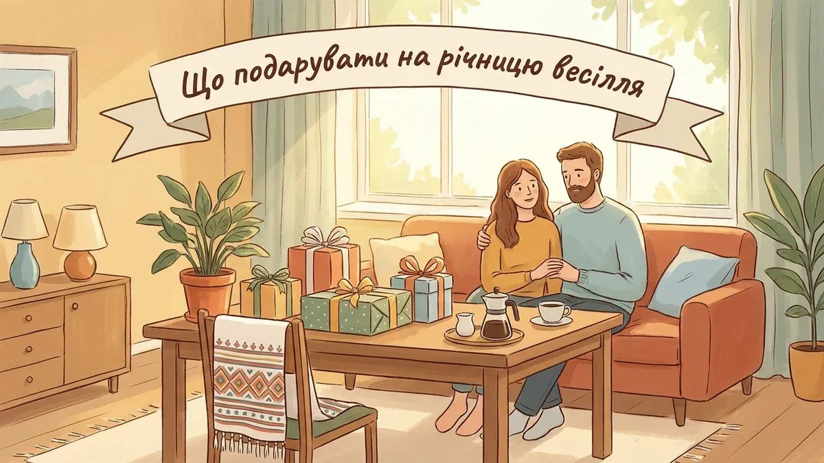 Що подарувати на річницю весілля