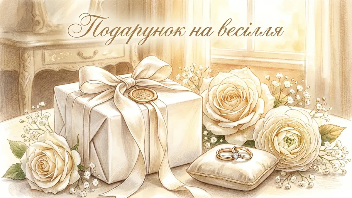 Що подарувати на весілля — ідеї