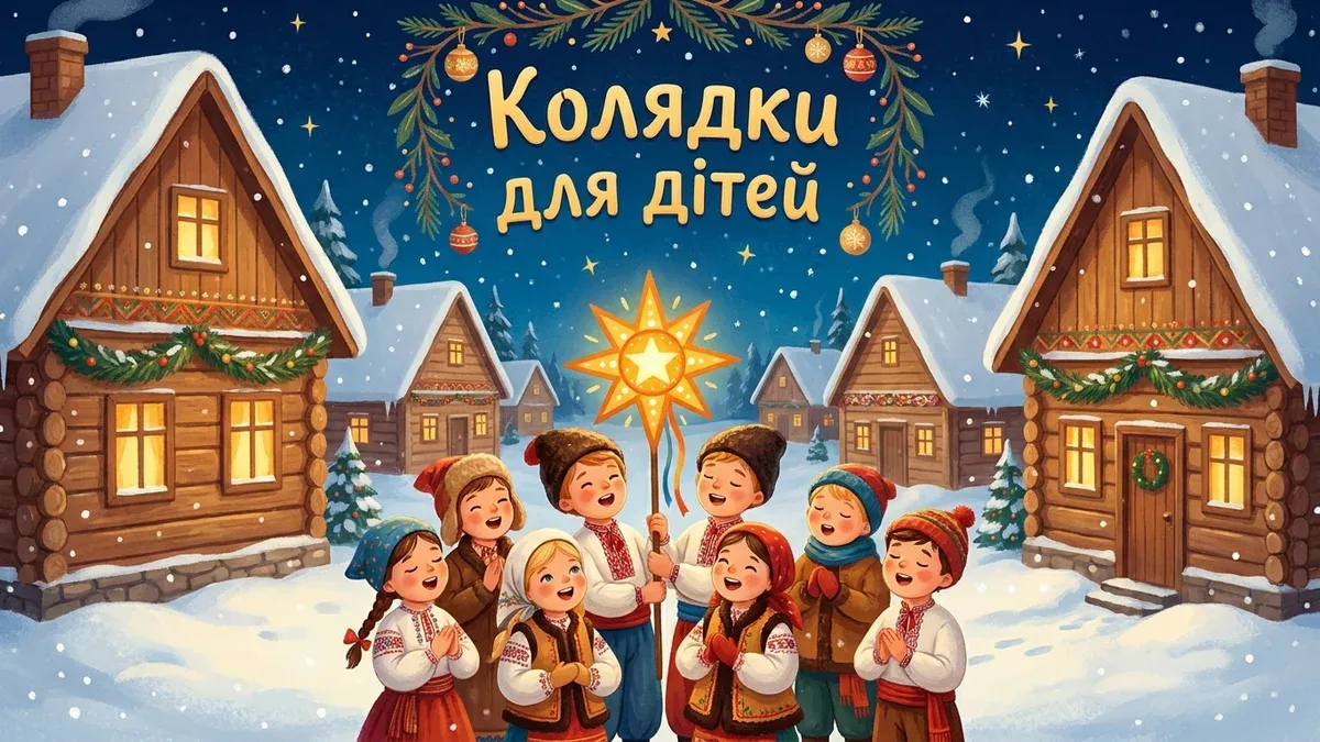 Колядки для дітей 7-8 років українською