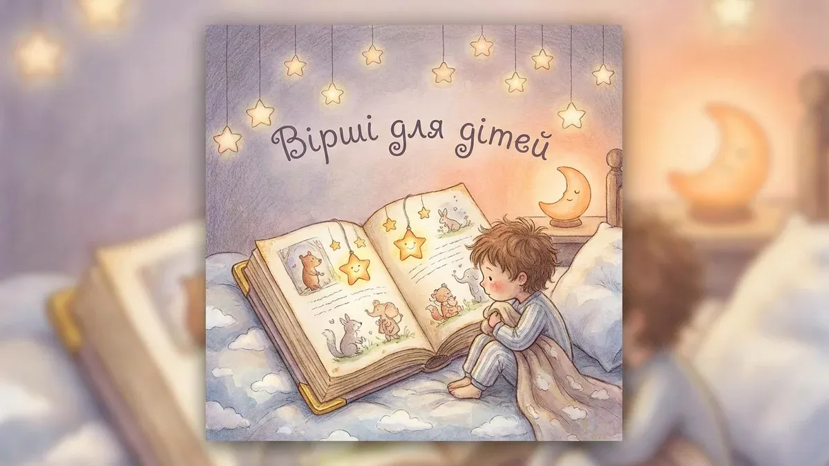 Вірші для дітей українською