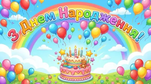 Привітання з днем народження дитині