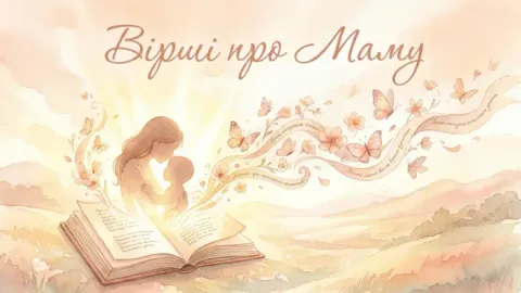 Вірші про маму — поетична ілюстрація